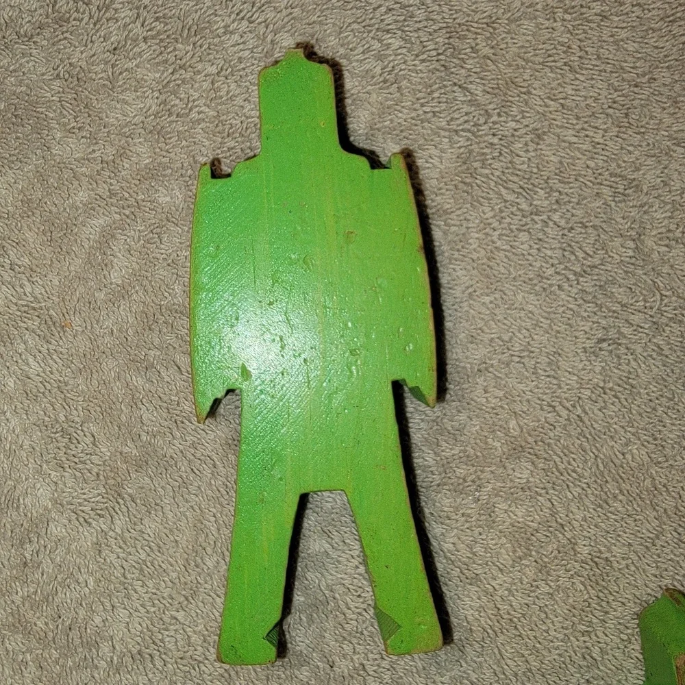 Bill Ding Wood Balance Blocks Set Of 6 **See Pics‎ & Description**